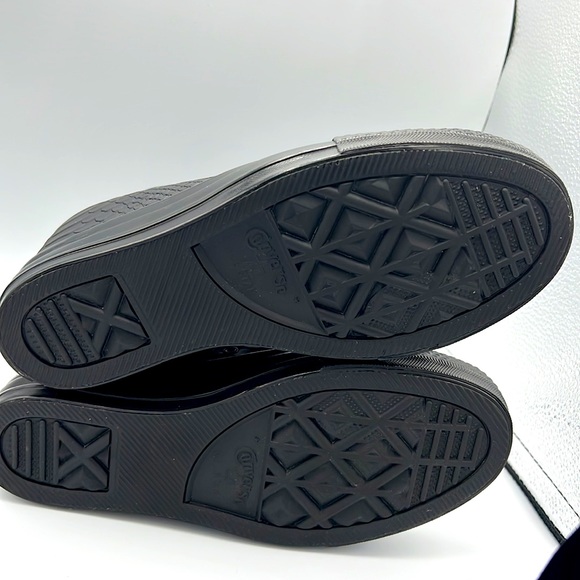 RARE Chuck Taylor All Star Lux Embossed Reptile Mid Top Sneaker Wedges sz7.5 - Picture 8 of 14